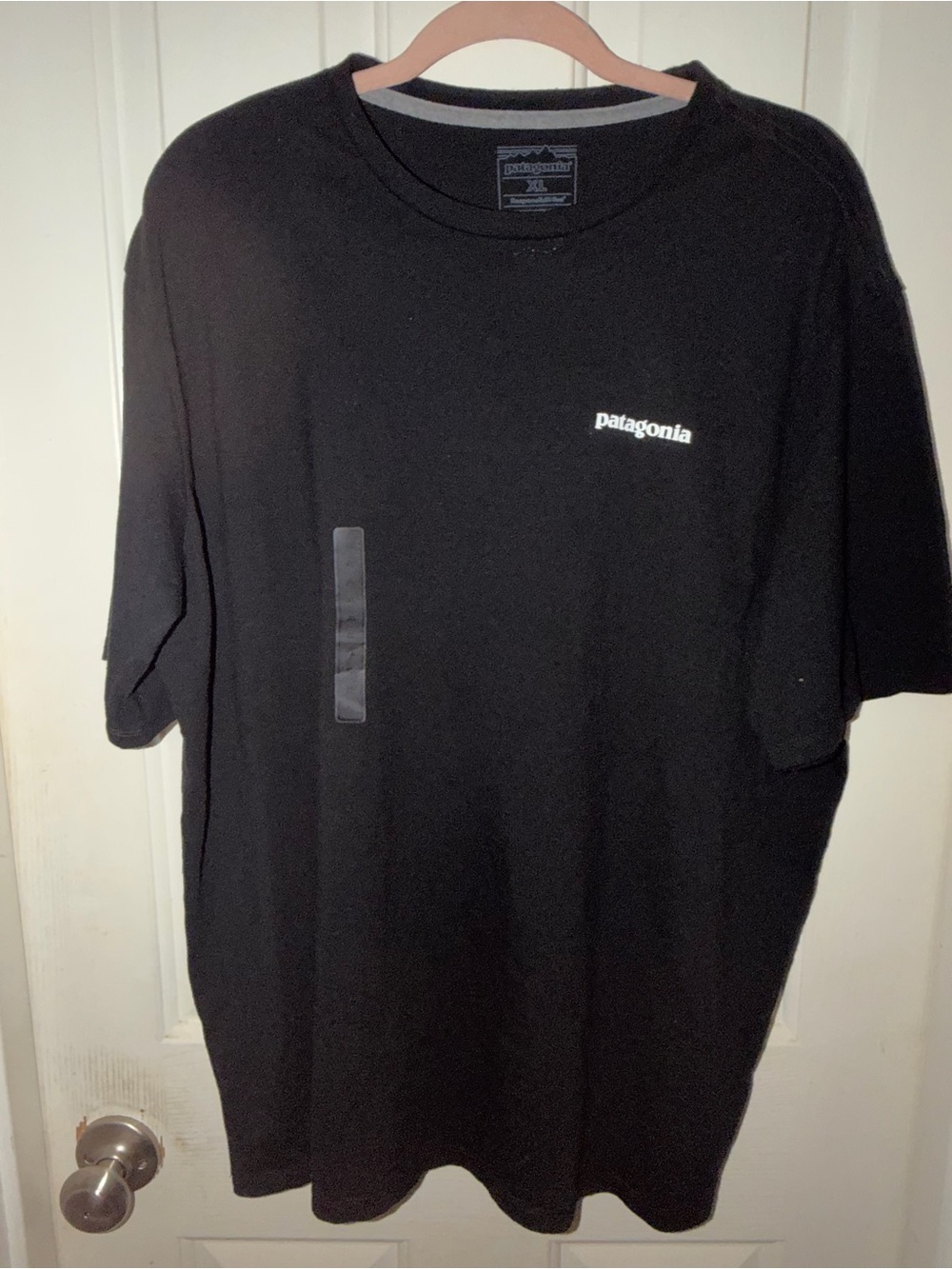 Patagonia Black Short Sleeve Logo Tee